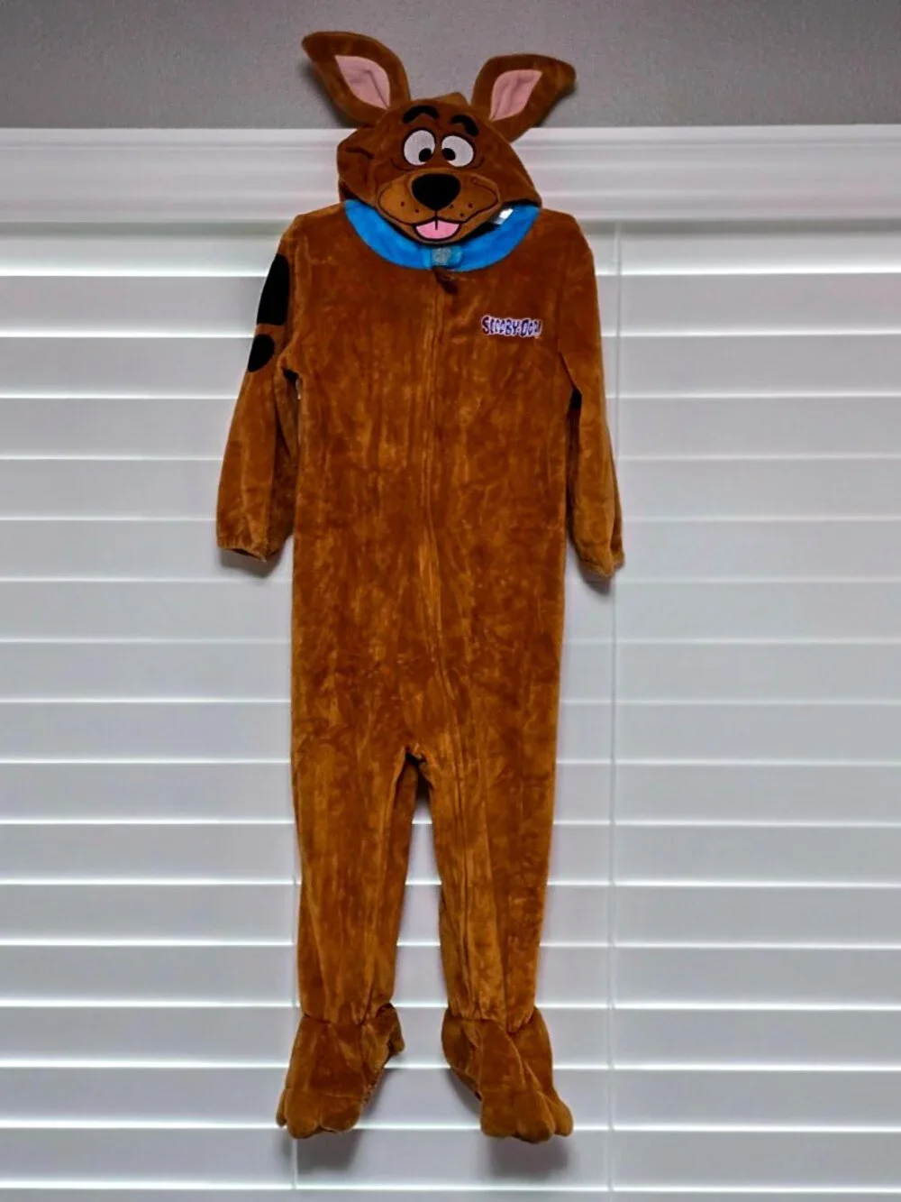 Spirit Halloween Baby Scooby-Doo Costume 2 Piece Jumpsuit & Hood 18-24 Mos.